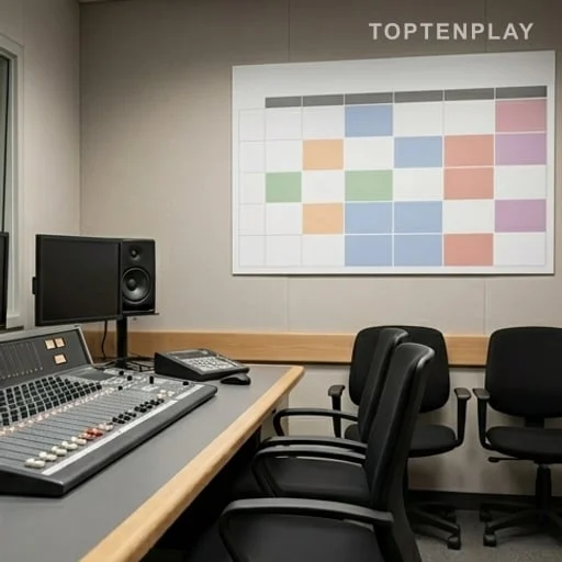 Régie radio illustrant une grille de week-end