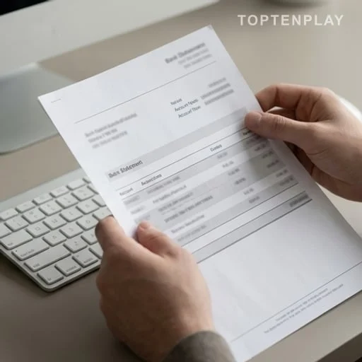 Document bancaire anonymisé montrant des données bancaires