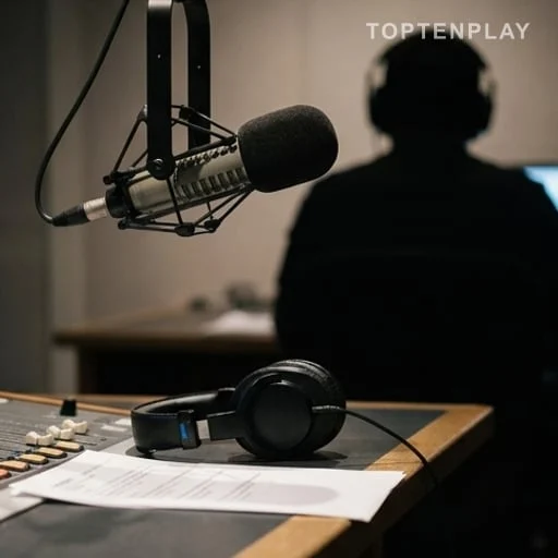 Micro de studio pour une prise de parole médiatique
