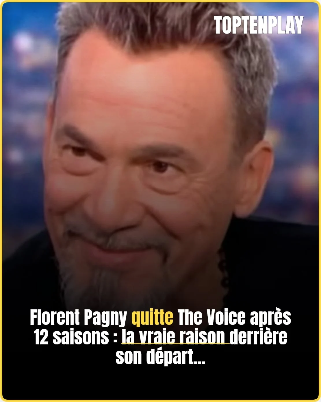 Florent Pagny quitte The Voice, sans fermer la porte