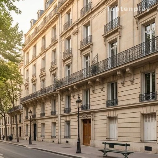 Immeuble haussmannien dans le 7e arrondissement de Paris