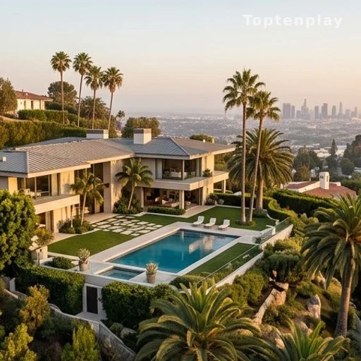 Villa résidentielle à Los Angeles dans le quartier de Sunset Strip