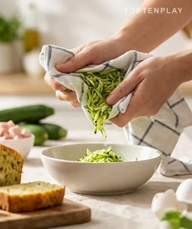 Drain the zucchini, the step that changes everything