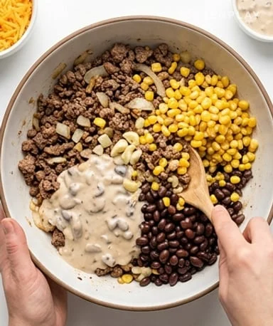 Faites dorer la viande avant de mélanger
