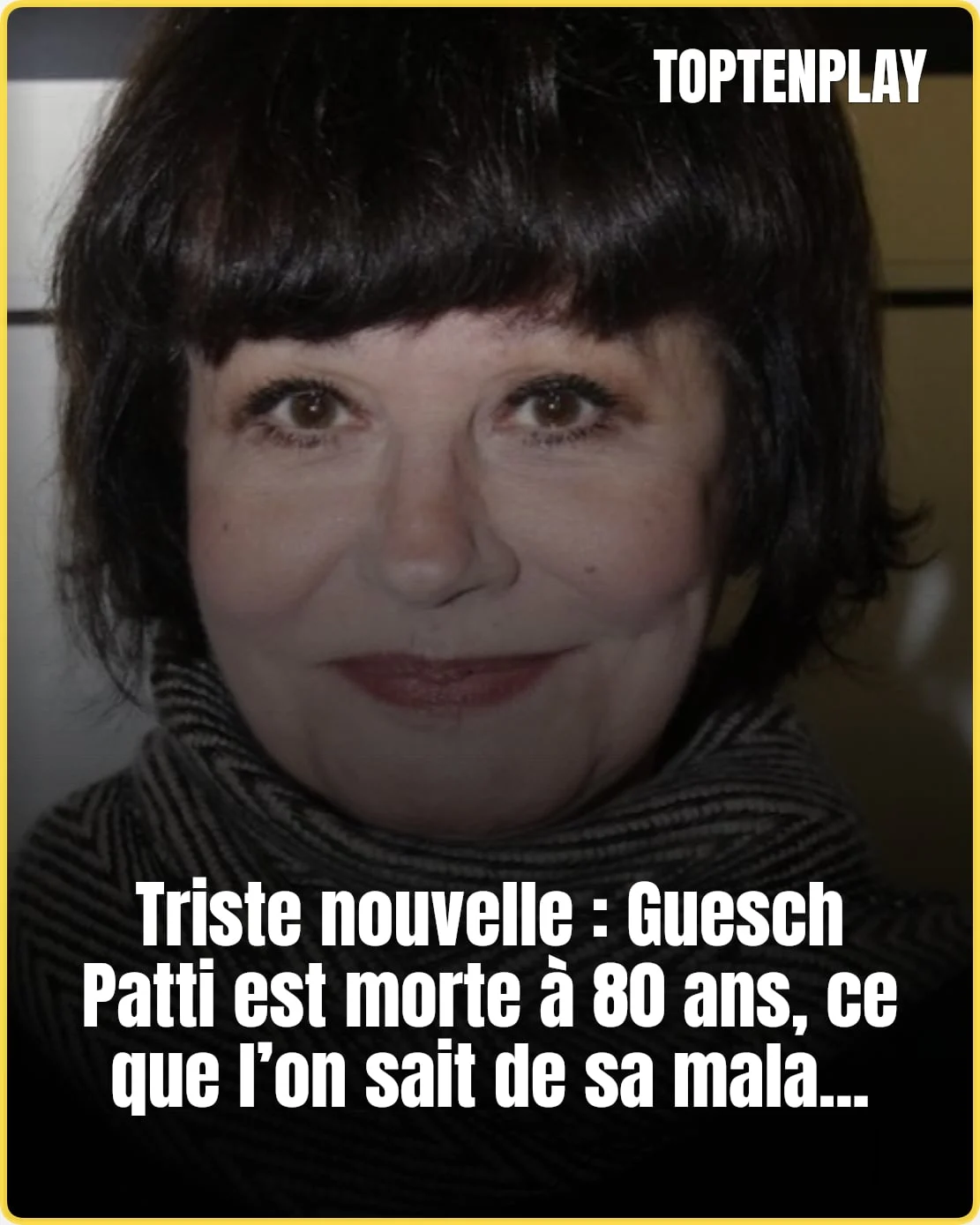 Guesch Patti est morte : ce que l’on sait de sa maladie