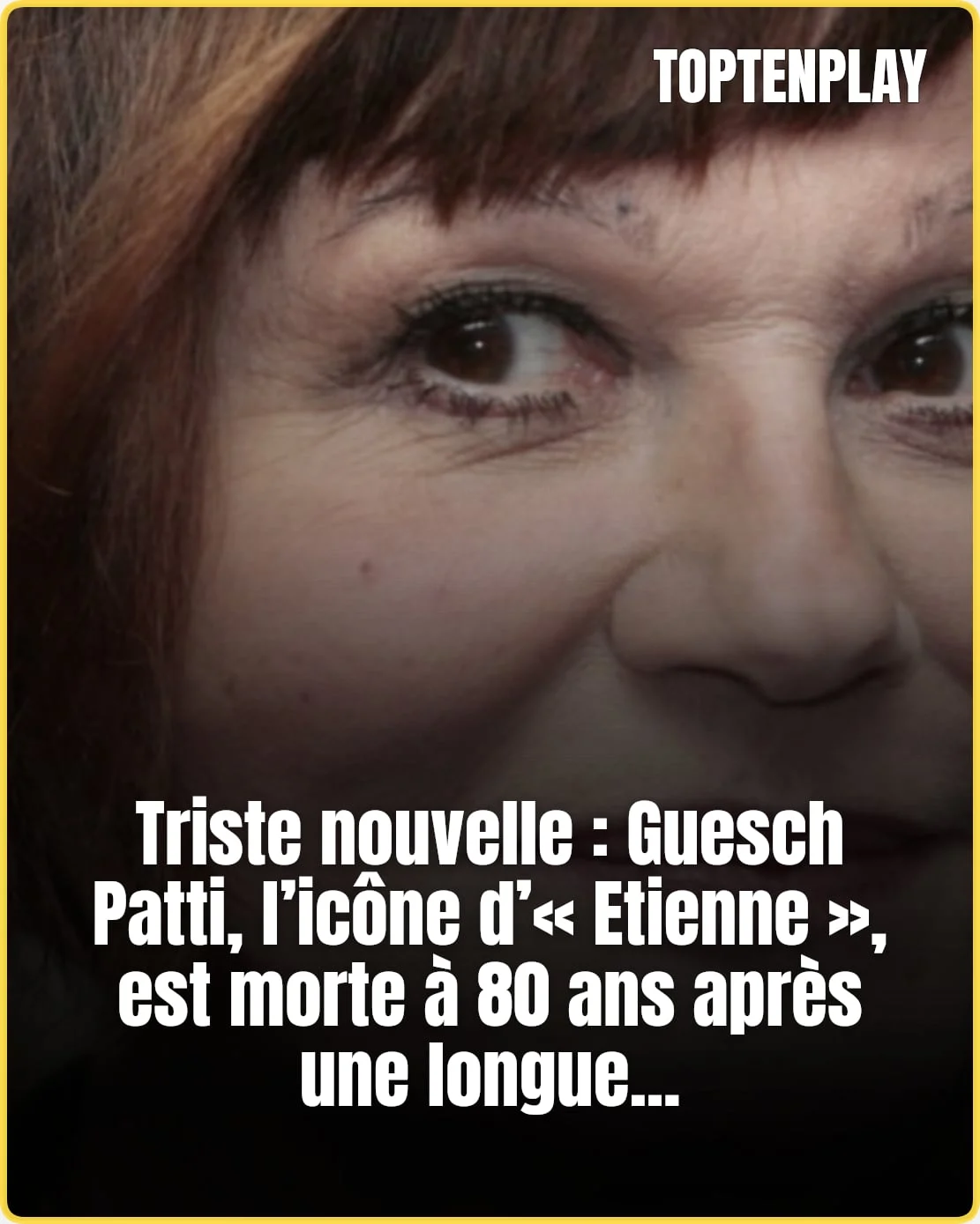 Guesch Patti, l’icône d’« Etienne », est morte à 80 ans