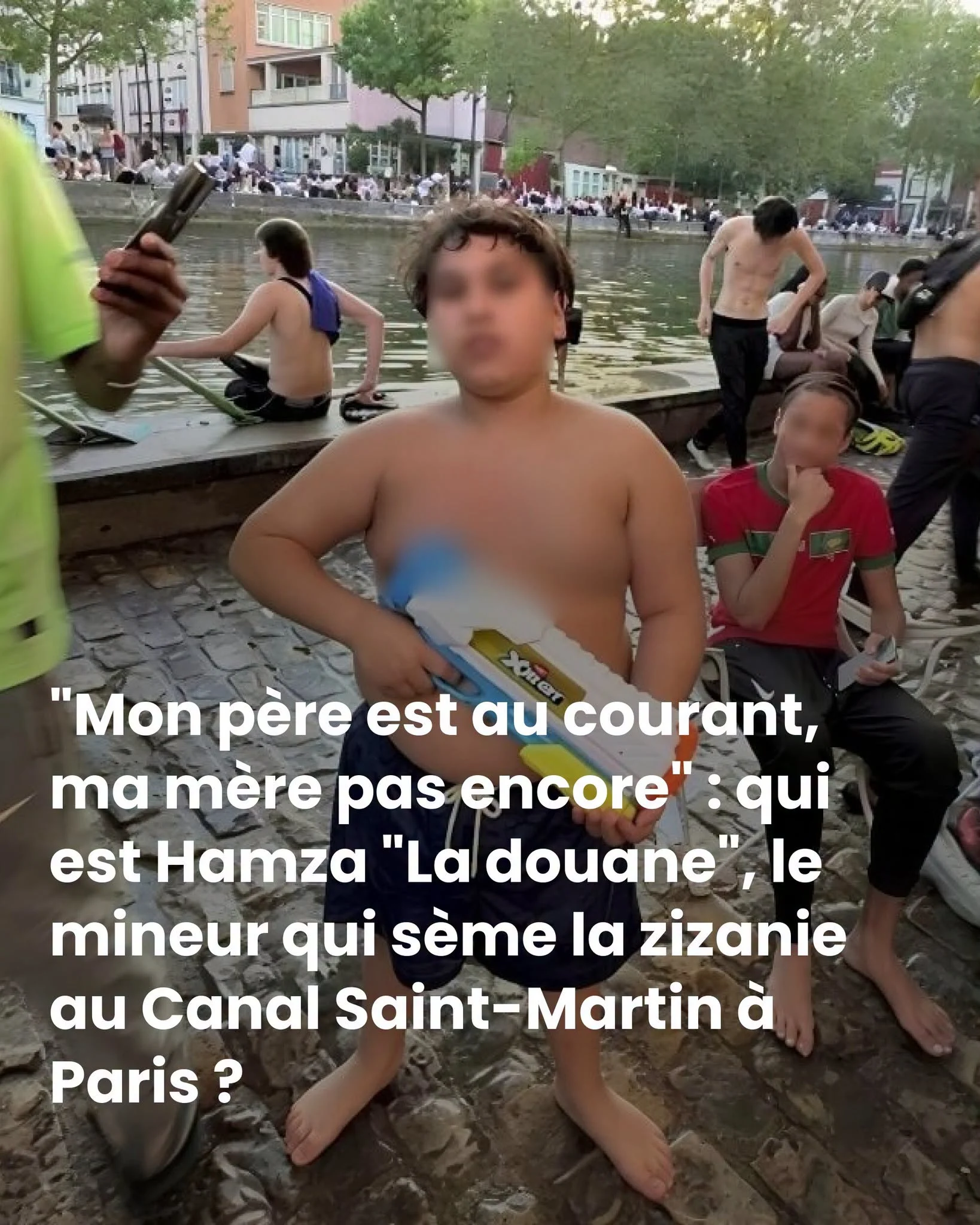 Hamza &lsquo;La Douane&rsquo;, 12 ans et une garde à vue : le mineur viral du Canal Saint-Martin