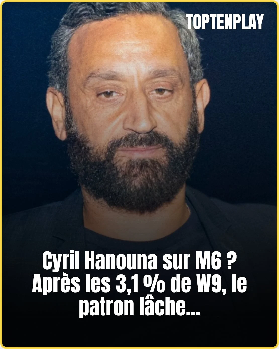 Hanouna sur M6 ? Le flou demeure malgré 3,1 % pour W9