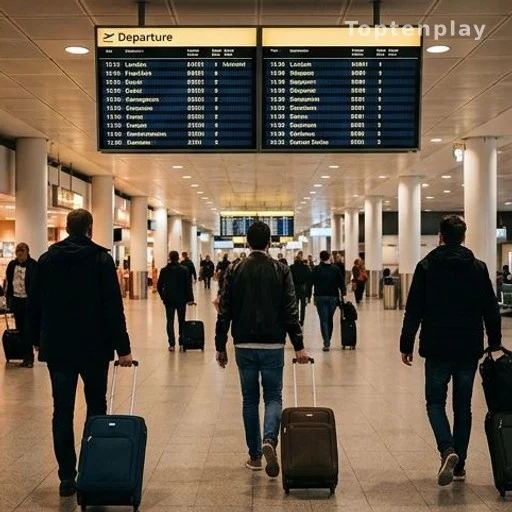 Passagers anonymes dans un terminal aéroport international, traçage de vols hantavirus