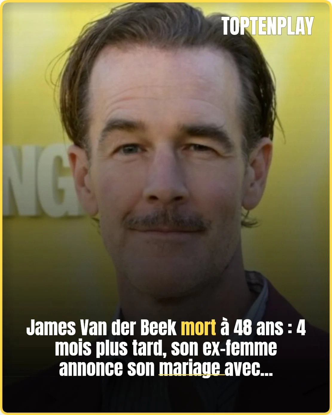 Heather McComb se remarie après la mort de James Van Der Beek