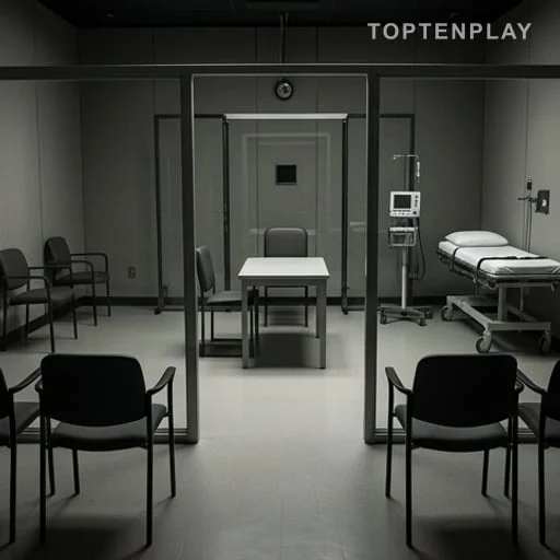 Salle d’exécution vide liée à la justice