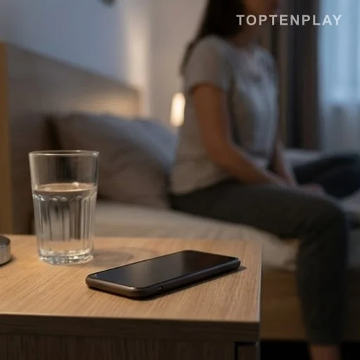 Téléphone posé pendant une attente amoureuse