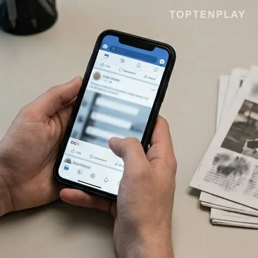 Mains anonymes consultant une prise de parole