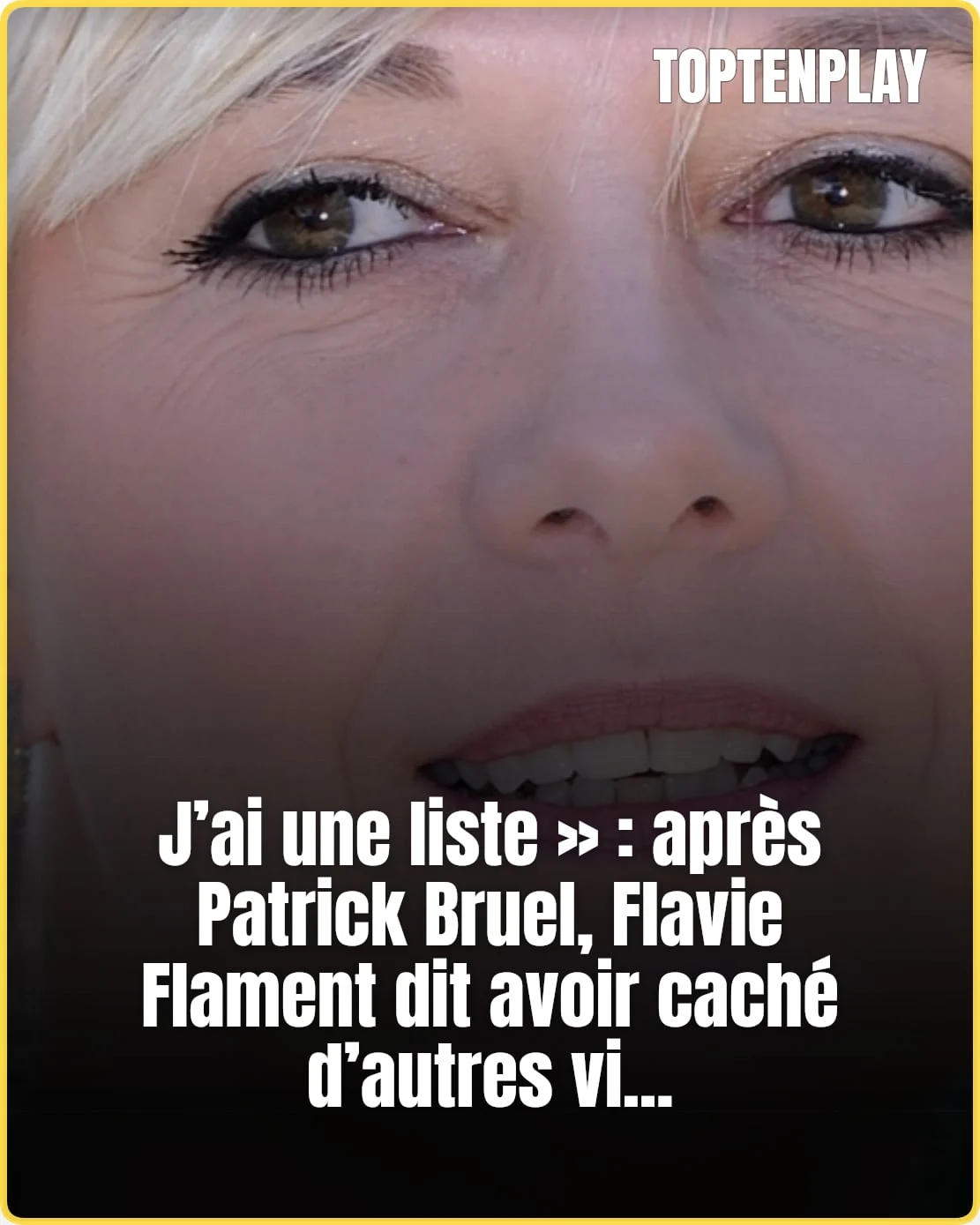 « J’ai une liste » : ce que dit Flavie Flament