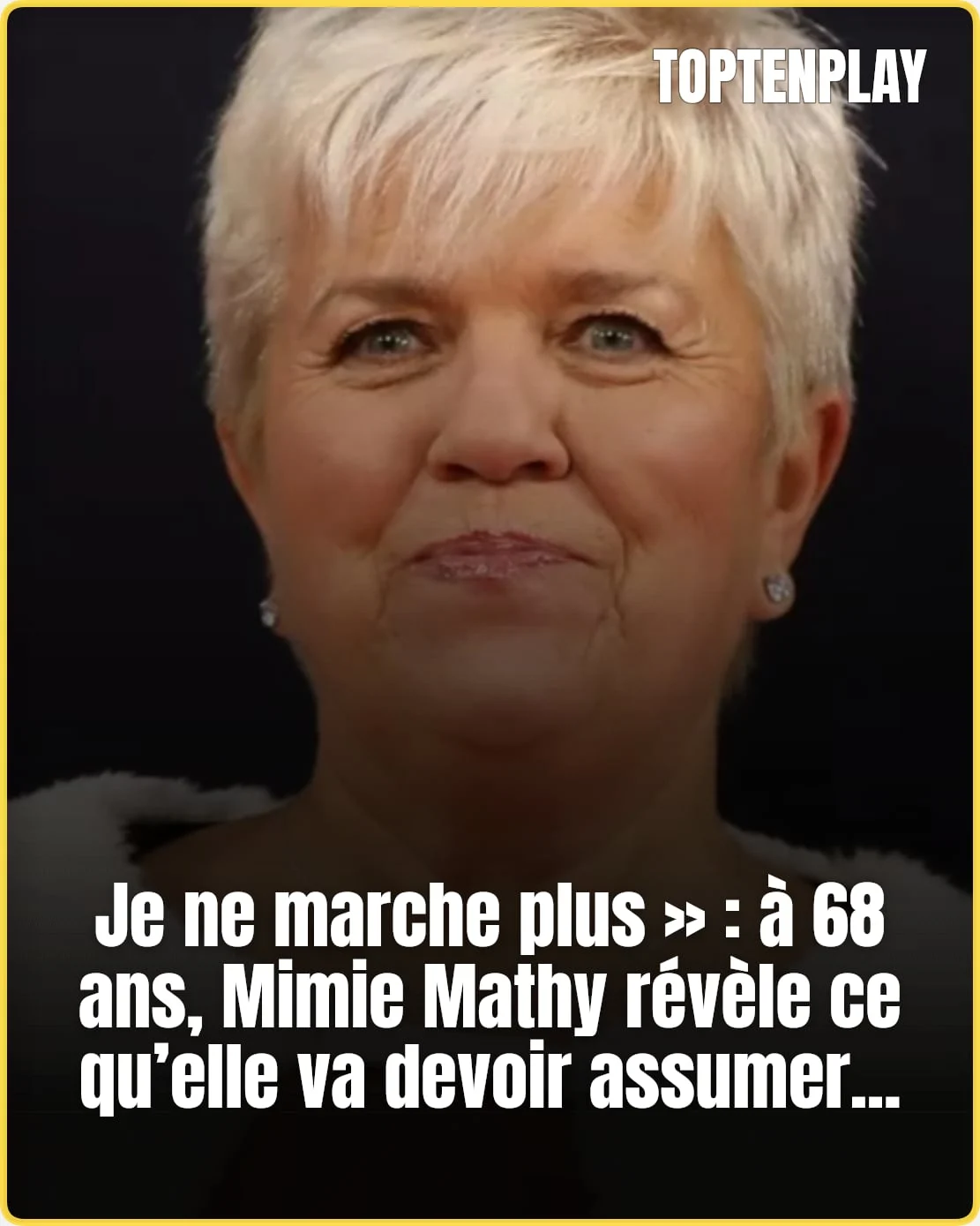 « Je ne marche plus » : Mimie Mathy veut continuer