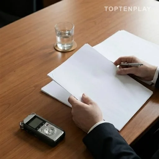 Table d’avocat avec documents de procédure judiciaire