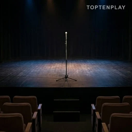 Scène de théâtre vide après des spectacles annulés