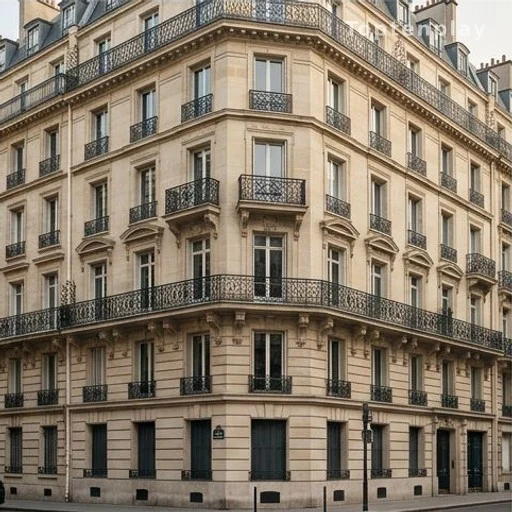 Hôtel particulier parisien dans le 6e arrondissement, patrimoine immobilier