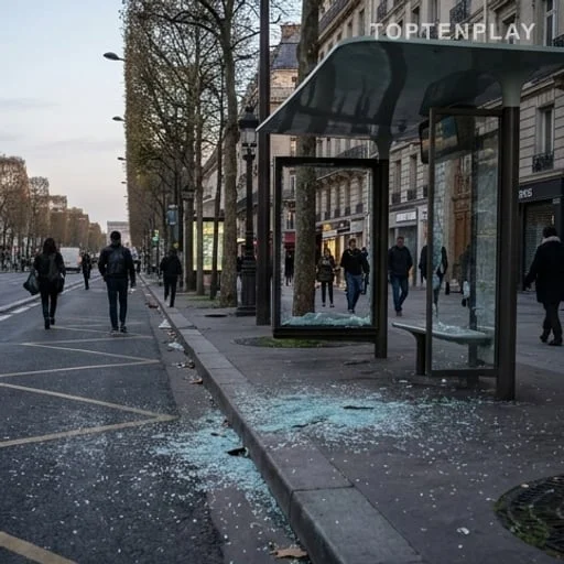 Dégradations urbaines à Paris après des violences