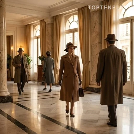 Hall d’hôtel inspiré de Nice en 1936