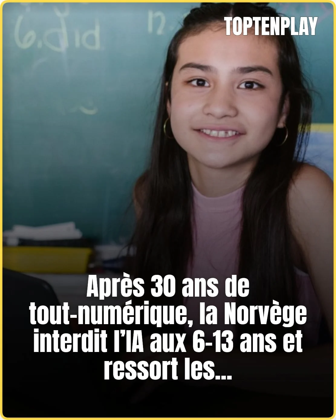 La Norvège interdit l’IA générative aux 6-13 ans