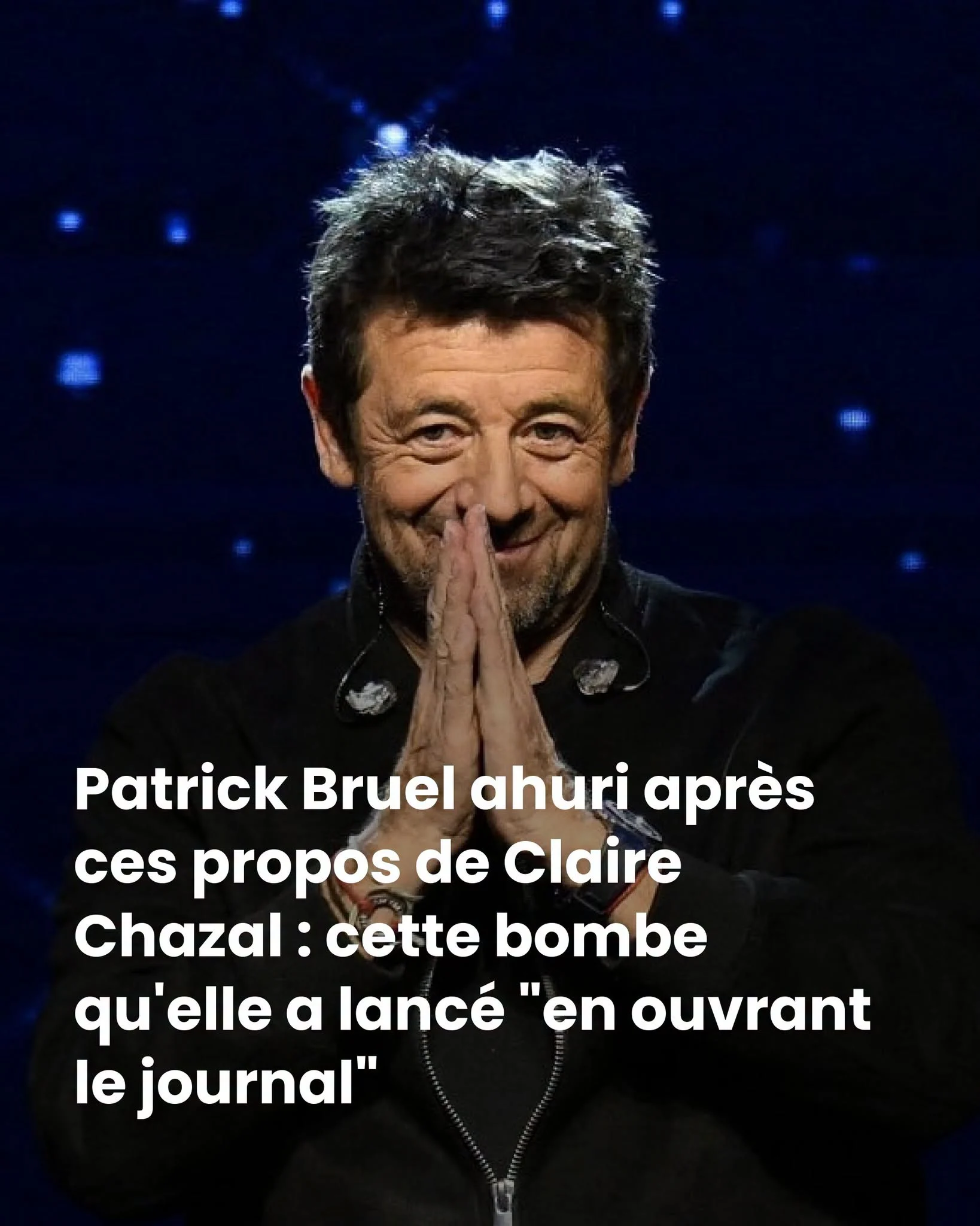 La phrase de Claire Chazal sur son âge qui hante encore Patrick Bruel
