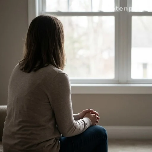 Femme de dos assise face à une fenêtre, évoquant un témoignage d'agression sexuelle