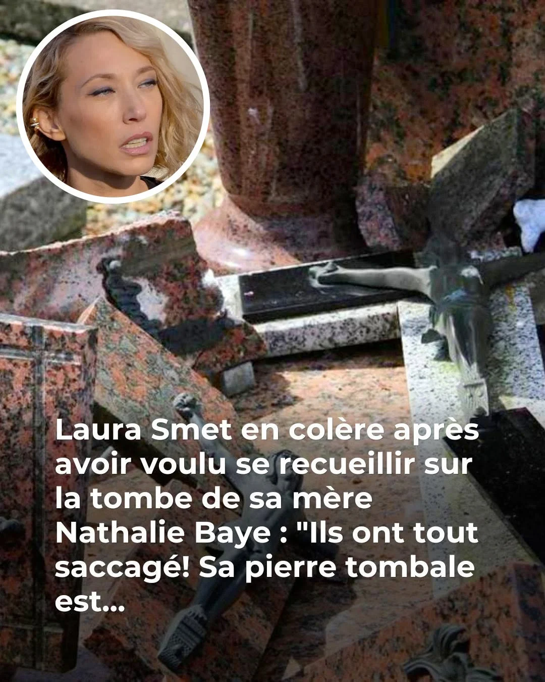 Laura Smet rend hommage à Nathalie Baye sur sa tombe à Montparnasse