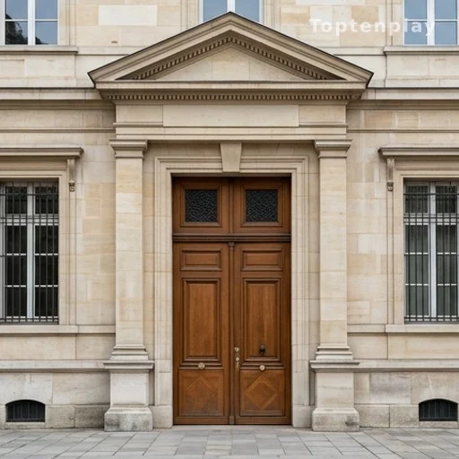 Façade d'un tribunal correctionnel français, illustration de la procédure judiciaire engagée par Brigitte Macron