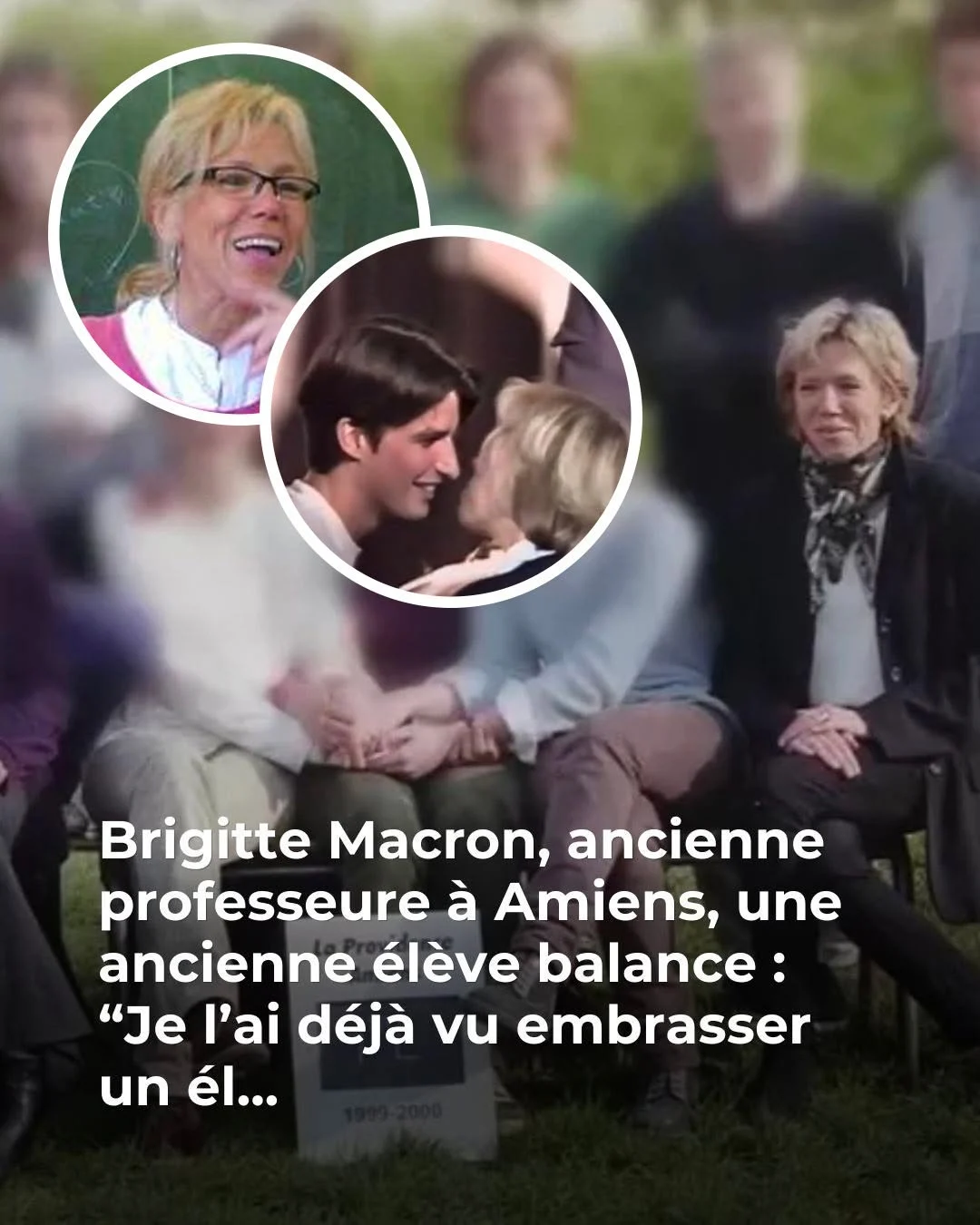 Les photos de classe de Brigitte Macron prof à Amiens refont surface