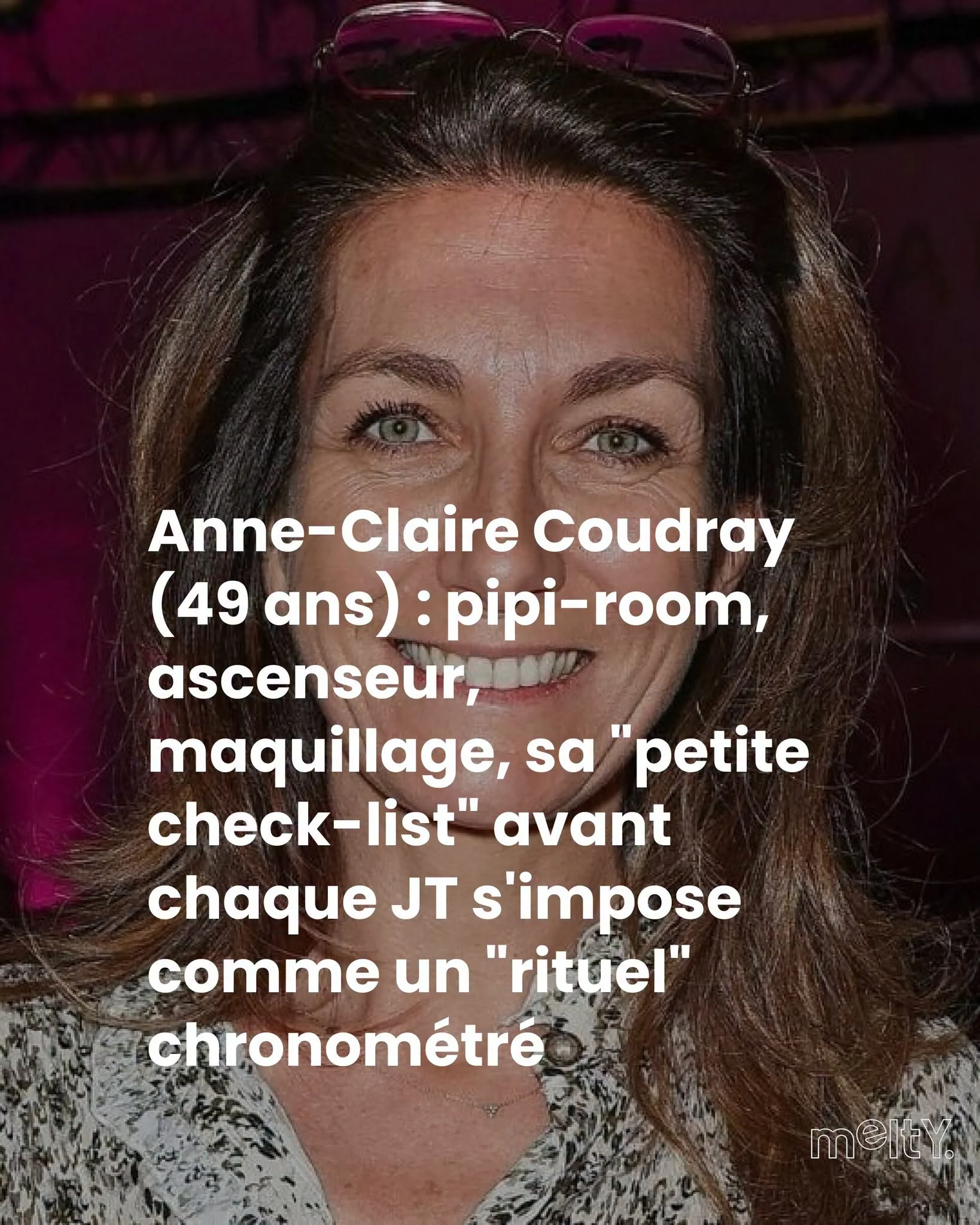 Les rituels chronométrés d&rsquo;Anne-Claire Coudray avant le 20h de TF1