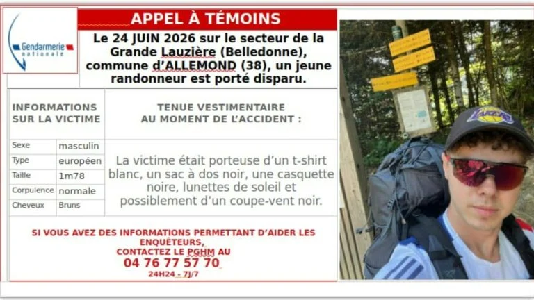 Lucas disparu en Belledonne : le dernier signal du téléphone