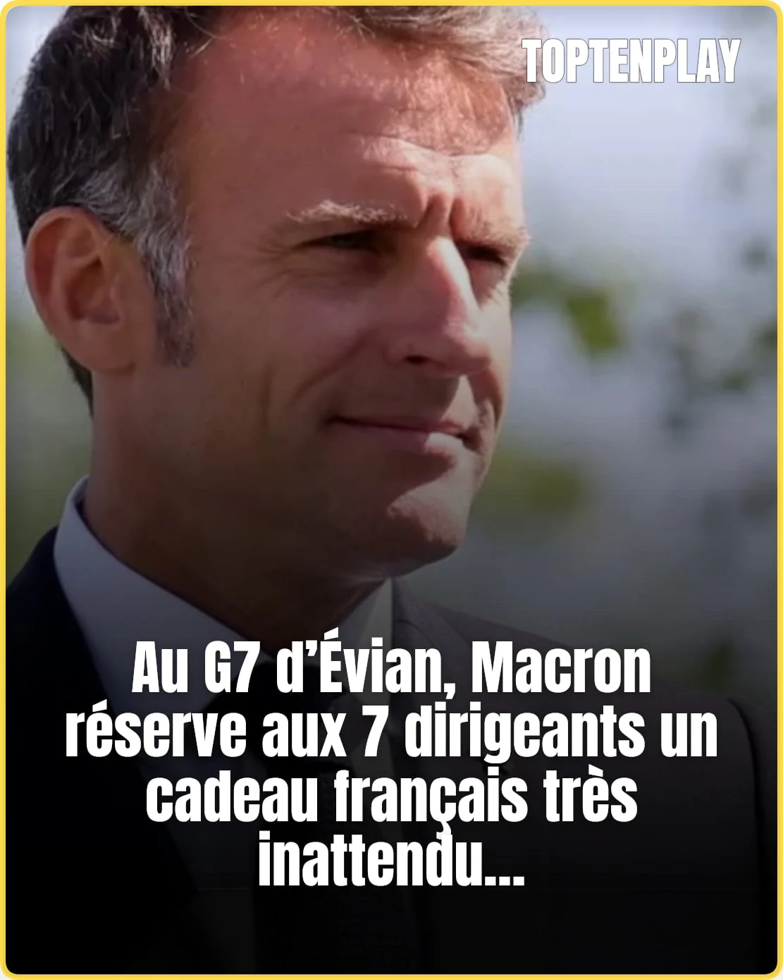 Macron offre des vélos personnalisés aux dirigeants du G7