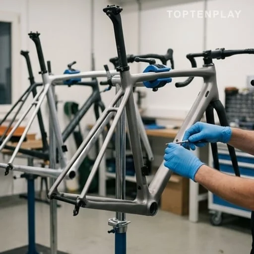 Cadres de vélos personnalisés aux couleurs nationales