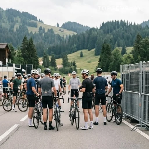 Préparation d’un événement cycliste de tourisme sportif