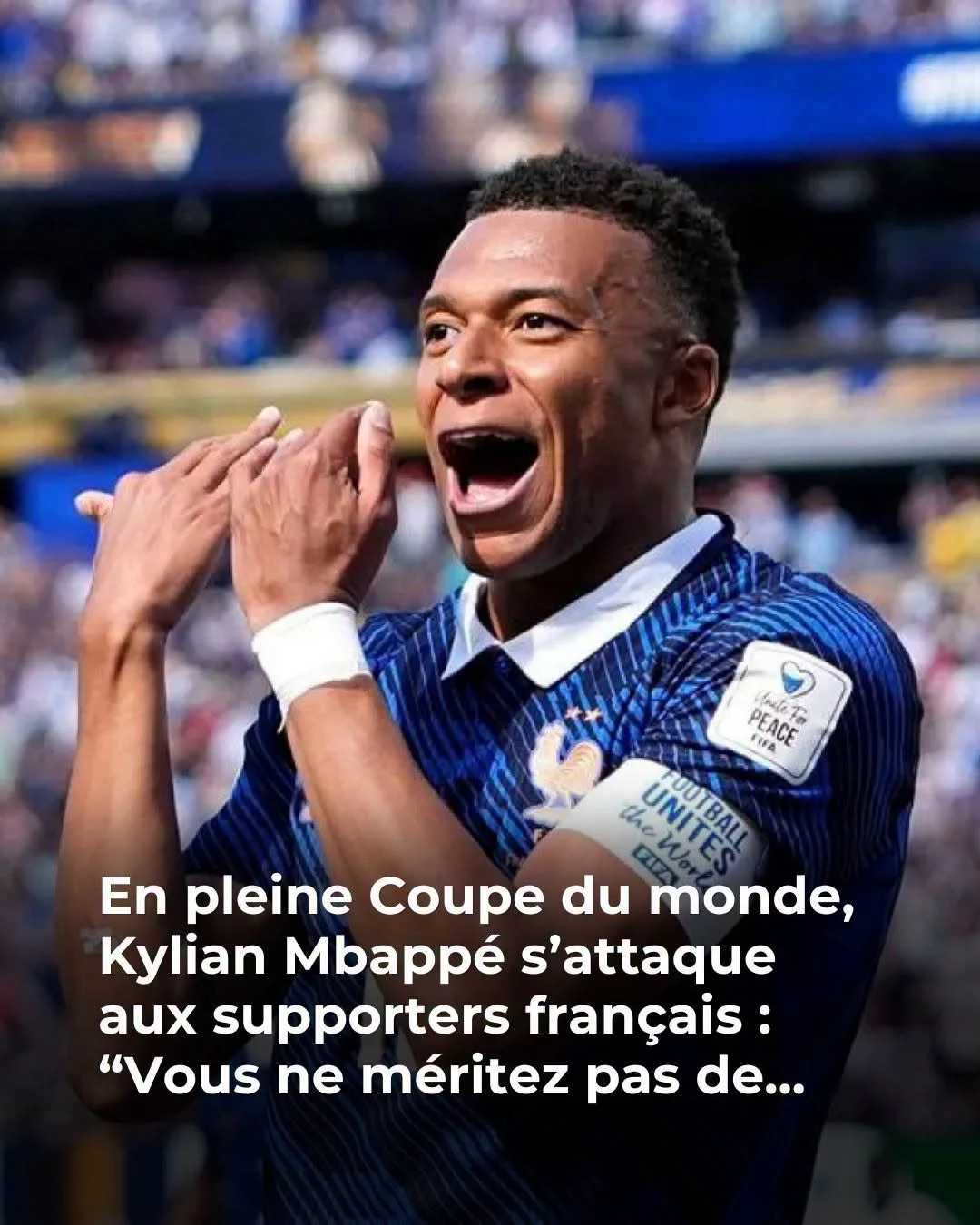 Mbappé bat deux records et lance un appel aux supporters français