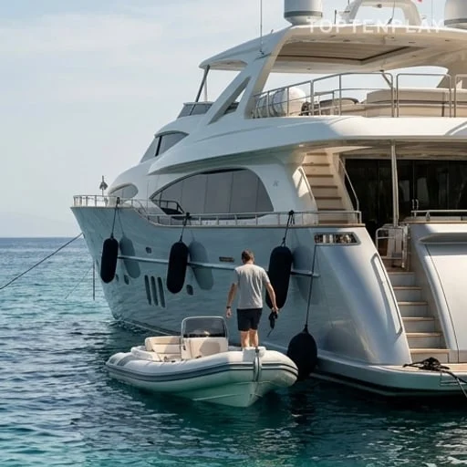 Yacht de luxe loué au large d’Ibiza
