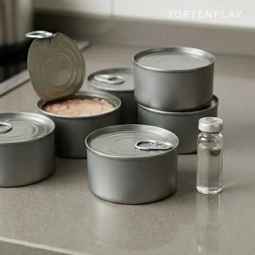 Boîtes de thon analysées pour la sécurité alimentaire