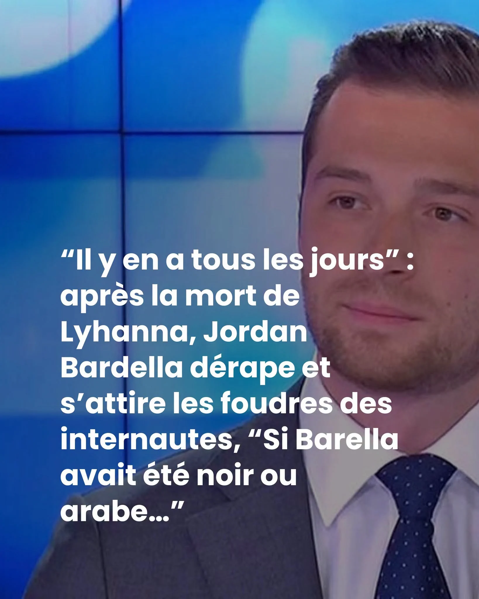 Mort de Lyhanna : la phrase de Bardella «il y en a tous les jours» fait polémique