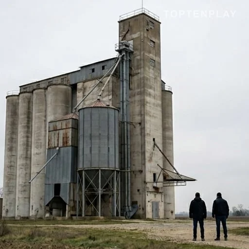 Silo à grains rural lié à l’enquête judiciaire