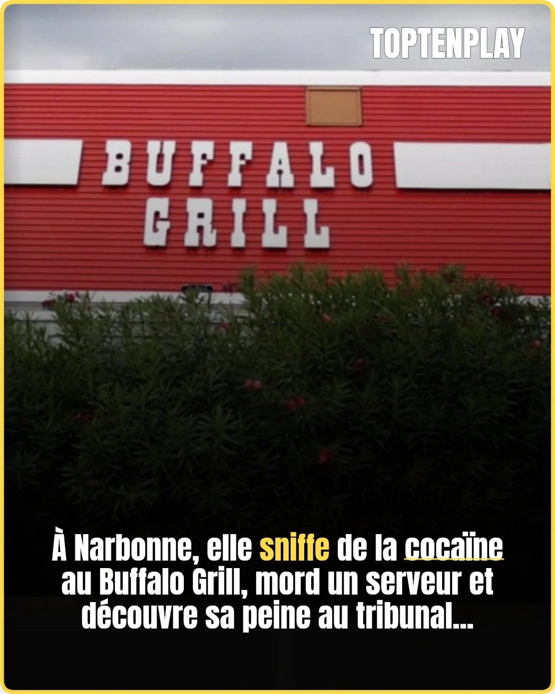 Narbonne : prison après une soirée violente au Buffalo Grill