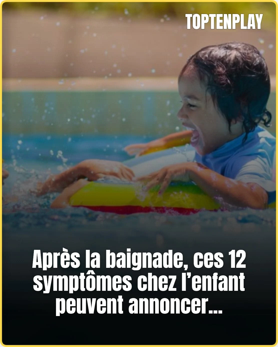 Noyade sèche : 12 signes à surveiller après la baignade