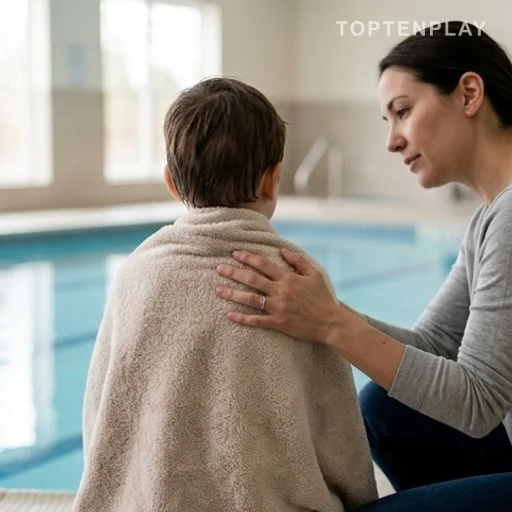 Enfant surveillé pour sa santé après baignade