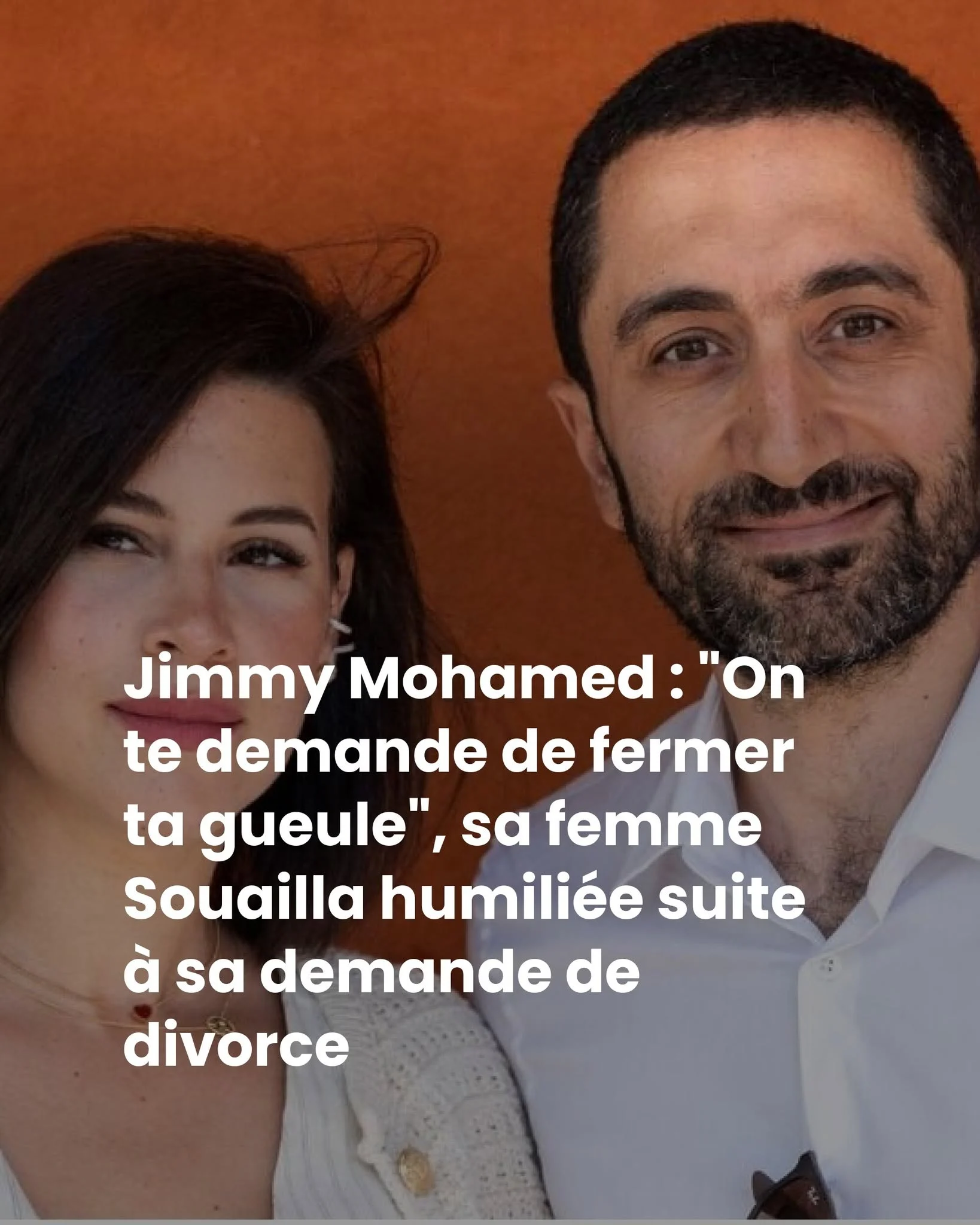« On te demande de fermer ta gueule » : l&rsquo;épouse de Jimmy Mohamed brise le silence
