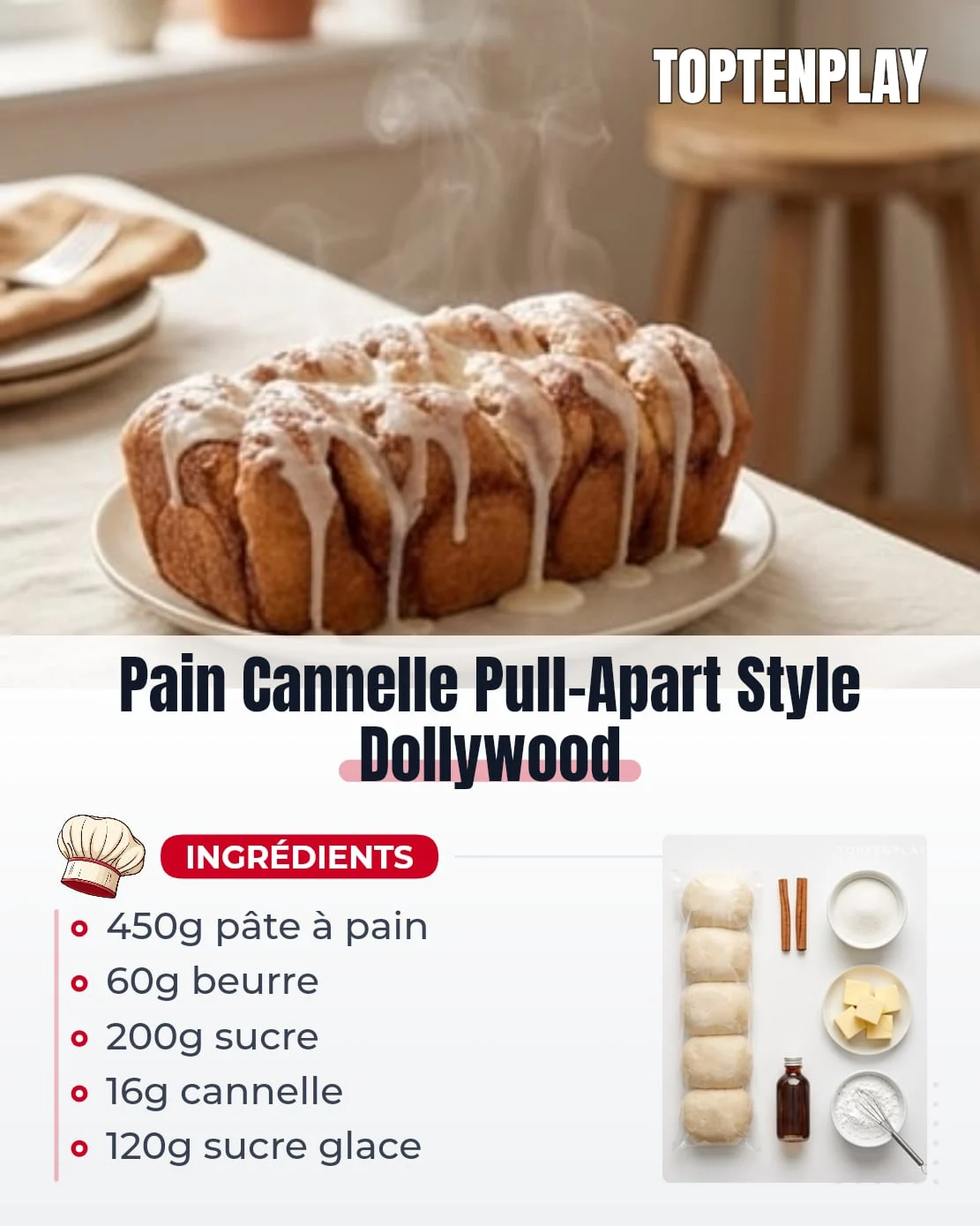Pain Cannelle Pull-Apart Style Dollywood