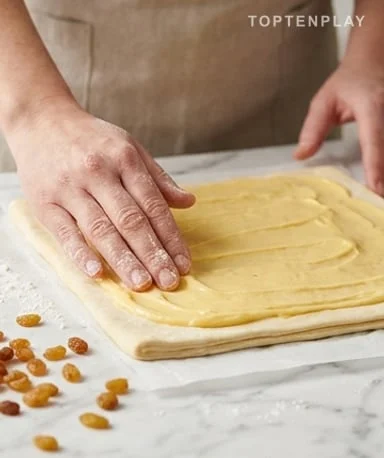 Work the dough without overworking it
