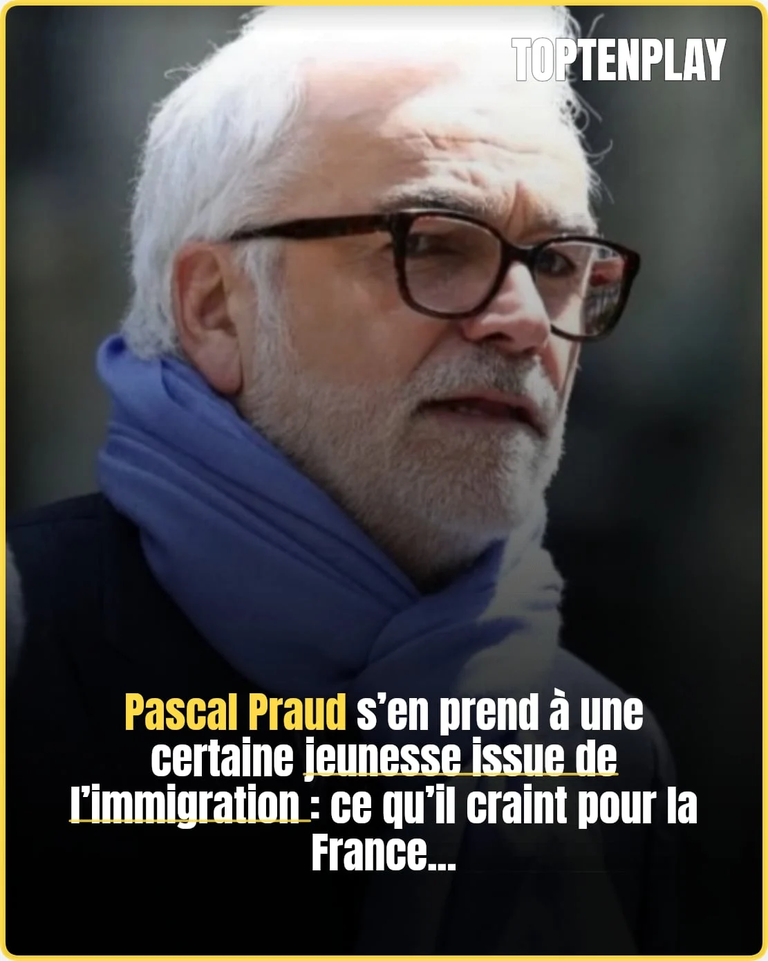 Pascal Praud dénonce un rejet des symboles français