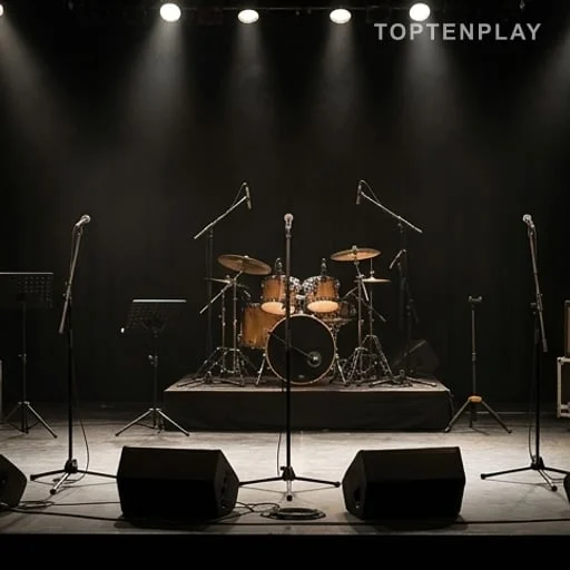 Scène de concert évoquant une activité professionnelle