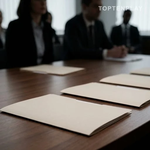 Plusieurs dossiers de plainte sur une table