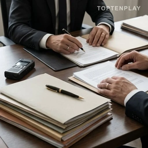 Dossiers de plainte dans un cabinet d'avocat